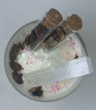Load image into Gallery viewer, Palo Santo, Tigers Eye, Selenite Kandle
