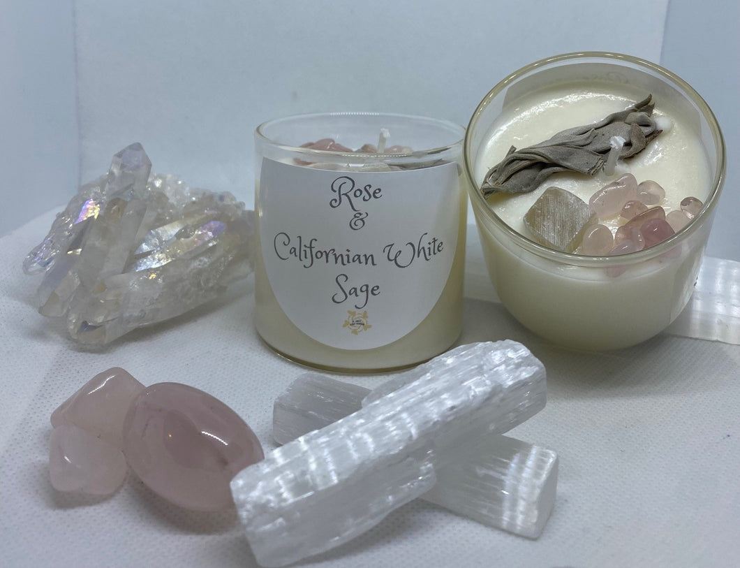 Rose & Californian White Sage Kandle